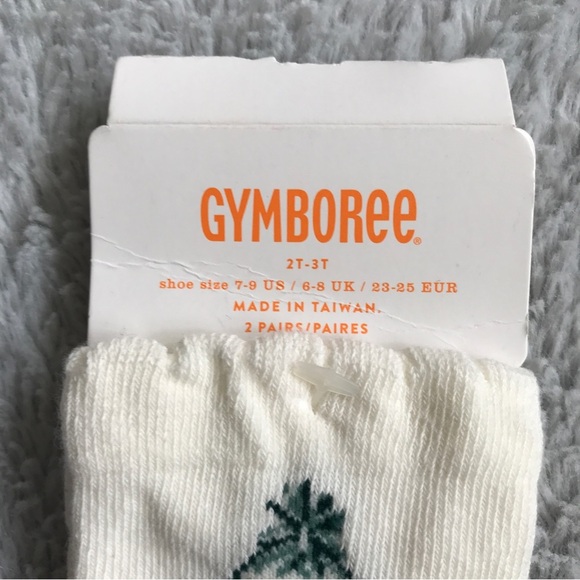 Gymboree All Spruced Up ~ 2T-3T Socks, headband & hair bows green ~ lot of 3 - Picture 9 of 10